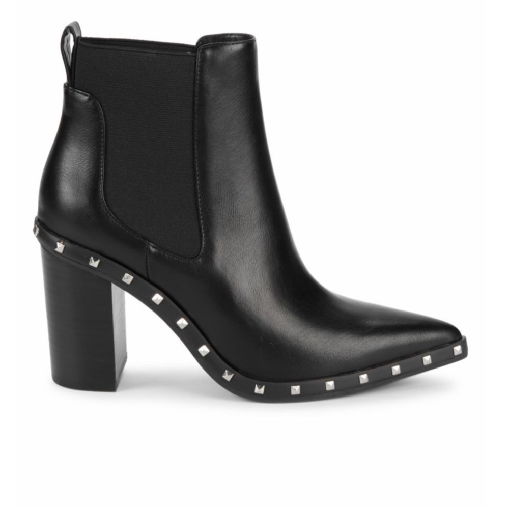 Charles by Charles David Black Dodger Studded Booties - Picture 3 of 11